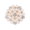 Brooch Zinc Alloy Flower Electroplating For Women