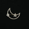 Brooch Zinc Alloy Star Shape Diamondencrusted Electroplating
