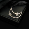 Brooch Zinc Alloy Star Shape Diamondencrusted Electroplating
