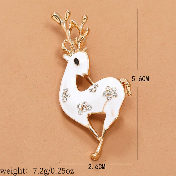 Brooches Enamel Alloy Electroplating Unisex Christmas Style