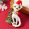 Brooches Enamel Alloy Electroplating Unisex Christmas Style