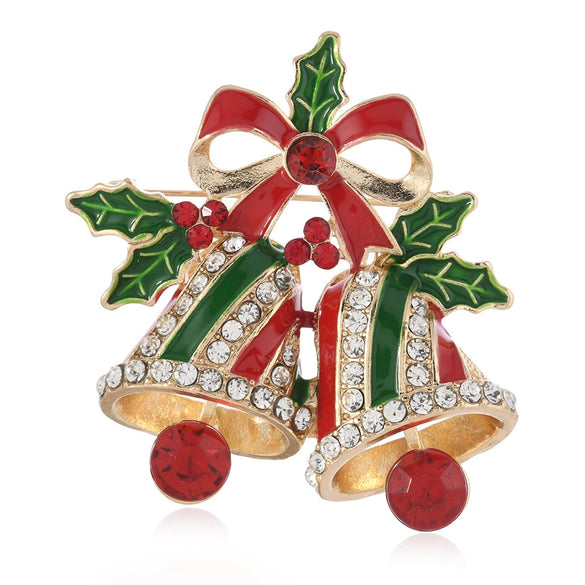 Brooches Enamel Alloy Electroplating Unisex Christmas Style