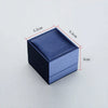 Brushed Pu Leather And Plastic Jewelry Box For Rings Necklaces And Bracelets