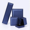 Brushed Pu Leather And Plastic Jewelry Box For Rings Necklaces And Bracelets