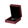 Brushed Pu Leather And Plastic Jewelry Box For Rings Necklaces And Bracelets