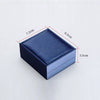 Brushed Pu Leather And Plastic Jewelry Box For Rings Necklaces And Bracelets