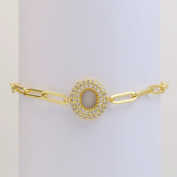 Bubble Balloons Pclip Chain Adjustment Bracelet Copper Electroplated With Letters Numbers Text For Women