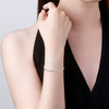 Bubble Moissanite Bracelet S925 Sterling Silver Plated K Gold Hand Jewelry For Girls Highclass Refined Style