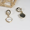 Buckle Copper Seawater Shell Abalone Shell Inlaid Electroplating Fashionable Detachable Pendant Matching Item