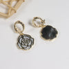 Buckle Copper Seawater Shell Abalone Shell Inlaid Electroplating Fashionable Detachable Pendant Matching Item