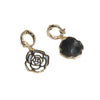 Buckle Copper Seawater Shell Abalone Shell Inlaid Electroplating Fashionable Detachable Pendant Matching Item
