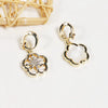 Buckle Copper Seawater Shell Abalone Shell Inlaid Electroplating Fashionable Detachable Pendant Matching Item