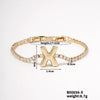 Buckle Letter Zircon Women's Bracelet Light Luxury Accessories Jewelry