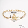 Buckle Letter Zircon Women's Bracelet Light Luxury Accessories Jewelry