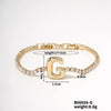 Buckle Letter Zircon Women's Bracelet Light Luxury Accessories Jewelry