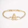 Buckle Letter Zircon Women's Bracelet Light Luxury Accessories Jewelry
