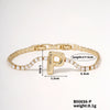 Buckle Letter Zircon Women's Bracelet Light Luxury Accessories Jewelry