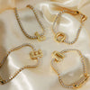 Buckle Letter Zircon Women's Bracelet Light Luxury Accessories Jewelry