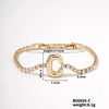 Buckle Letter Zircon Women's Bracelet Light Luxury Accessories Jewelry