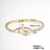Buckle Letter Zircon Women's Bracelet Light Luxury Accessories Jewelry