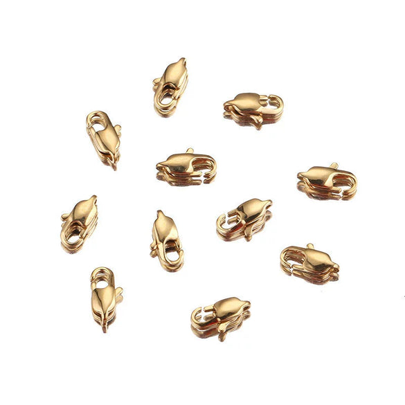 Buckle Stainless Steel Simple Rectangle Vacuum Electroplated Gold Diy Bracelet Buckle