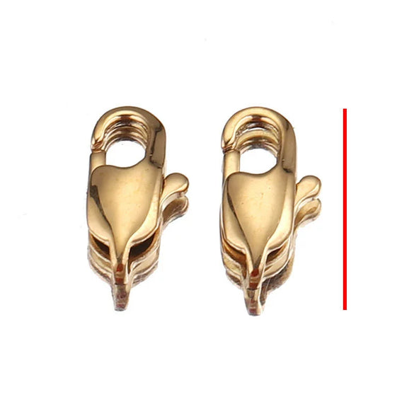 Buckle Stainless Steel Simple Rectangle Vacuum Electroplated Gold Diy Bracelet Buckle
