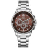 Business Decorative Quartz Movement Alloy Men's Watch With Clown Face Dial And Round Dial Shape