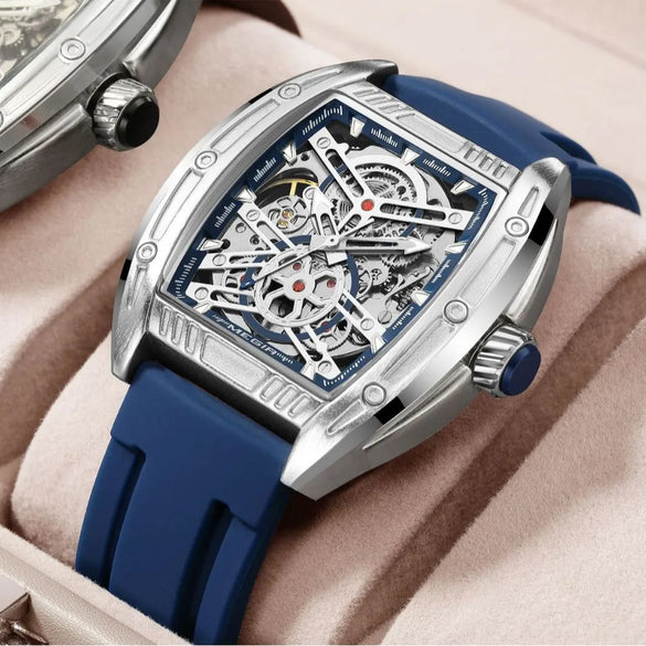 Business Geometric Buckle Mechanical Men'S Watches