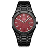 Business Geometric Single Folding Buckle Quartz Men'S Watches