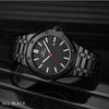 Business Geometric Single Folding Buckle Quartz Men'S Watches