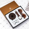 Business Gift Set Belt Quartz Watch Glasses Pu Modern Simplicity