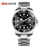 Business Men's Metal And Stainless Steel Round Quartz Watch