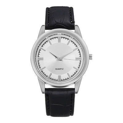 Business Men's Quartz Watch Alloy Case Stainless Steel Clasp