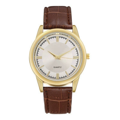 Business Men's Quartz Watch Alloy Case Stainless Steel Clasp