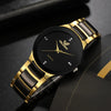 Business Simple Style Crown Double Side Snaps Quartz Men'S Watches