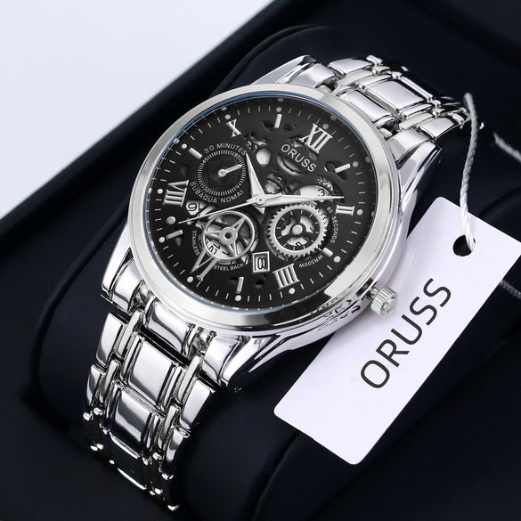 Business Trend Quartz Men's Watch Alloy Case And Strap Round Dial