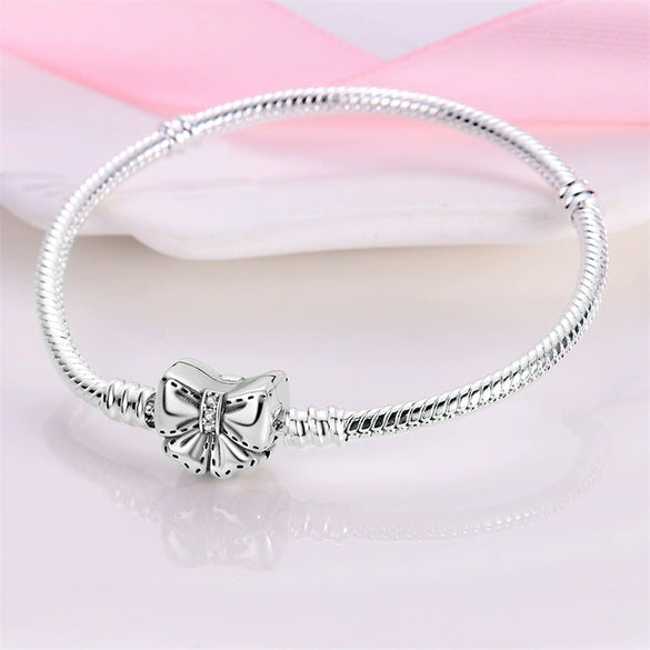 Butterfly Animal Zodiac Silver Plated Electroplated Diy Jewelry Accessories Pendant Bead Bracelet For Women