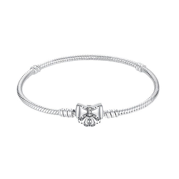 Butterfly Animal Zodiac Silver Plated Electroplated Diy Jewelry Accessories Pendant Bead Bracelet For Women