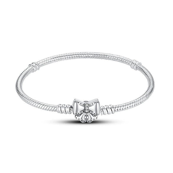 Butterfly Animal Zodiac Silver Plated Electroplated Diy Jewelry Accessories Pendant Bead Bracelet For Women