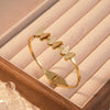 Butterfly Bracelet Titanium Steel Exquisite Stereo Frosted Electroplating Hand Jewelry
