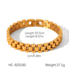 Butterfly Geometric Stainless Steel Bracelet With Zircon Chain Ball Chain Cuban Chain Electroplated Non Fading Hand Jewelry For Women