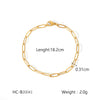 Butterfly Geometric Stainless Steel Bracelet With Zircon Chain Ball Chain Cuban Chain Electroplated Non Fading Hand Jewelry For Women
