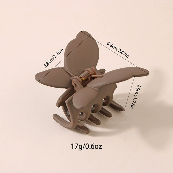 Butterfly Grab Clip Hair Accessories Ps Material Fashion Animals Baking Paint Style