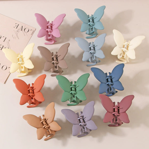 Butterfly Grab Clip Hair Accessories Ps Material Fashion Animals Baking Paint Style