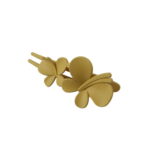 Butterfly Plastic Hairpin Clip For Women With Baking Paint Treatment Light Luxury Style
