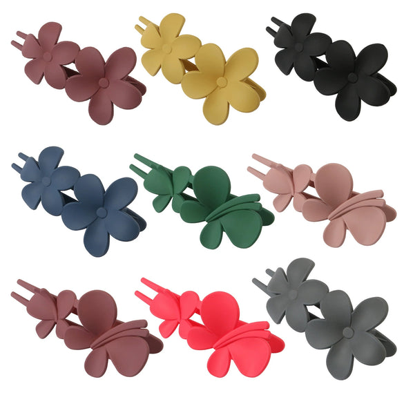 Butterfly Plastic Hairpin Clip For Women With Baking Paint Treatment Light Luxury Style