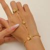 Butterfly Ring Titanium Steel Insect Pattern Electroplated Jewelry