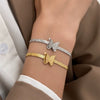 Butterfly Ring Titanium Steel Insect Pattern Electroplated Jewelry