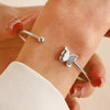 Butterfly Ring Titanium Steel Insect Pattern Electroplated Jewelry