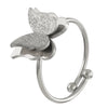 Butterfly Ring Titanium Steel Insect Pattern Electroplated Jewelry